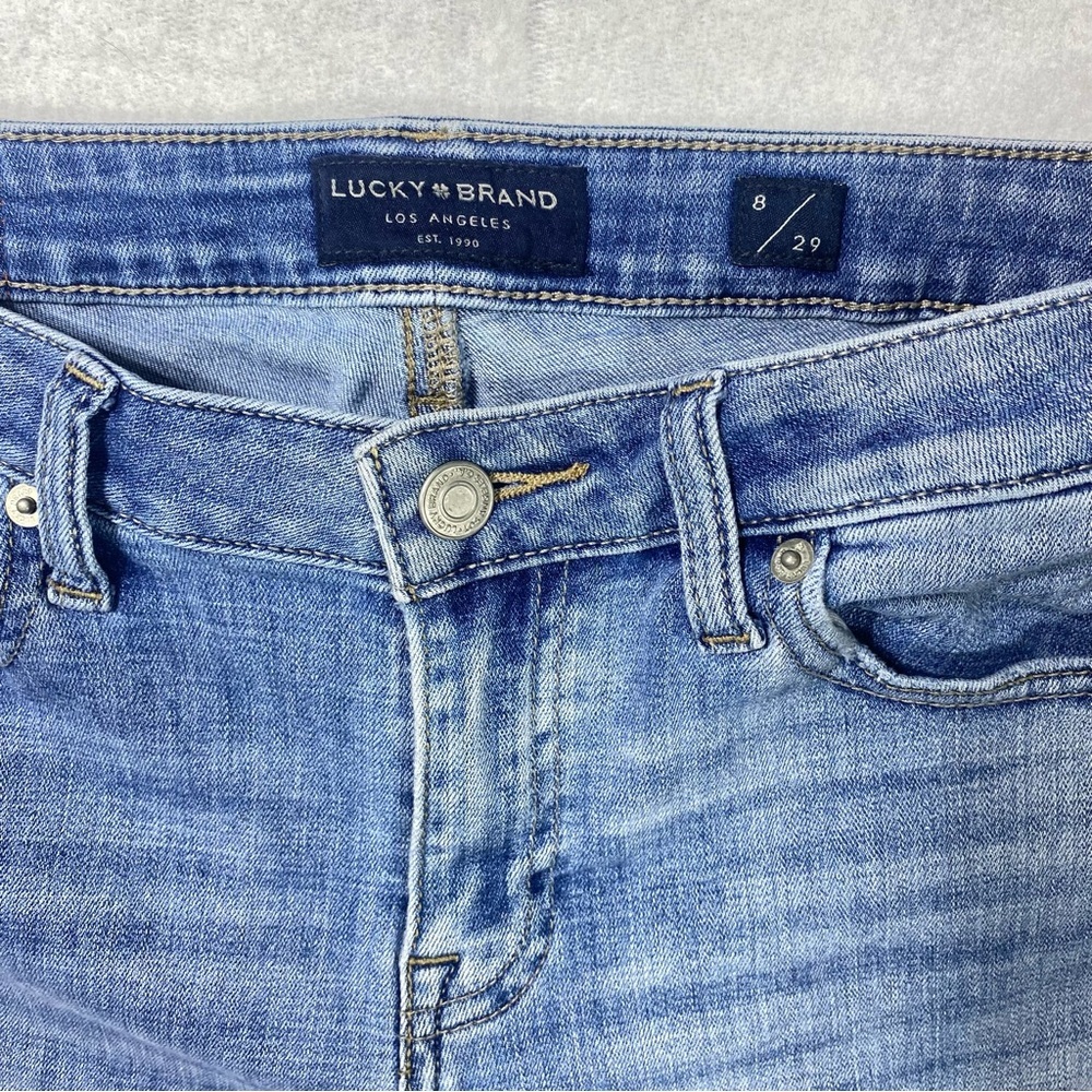 Lucky Brand Light Blue Ankle Crop Jeans - Picture 4 of 15